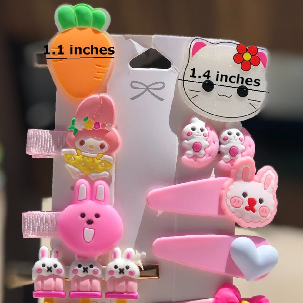 70PCS Girls Hair Clips Hairpins Kids Cute Accessories Flower - Picture 11 of 11